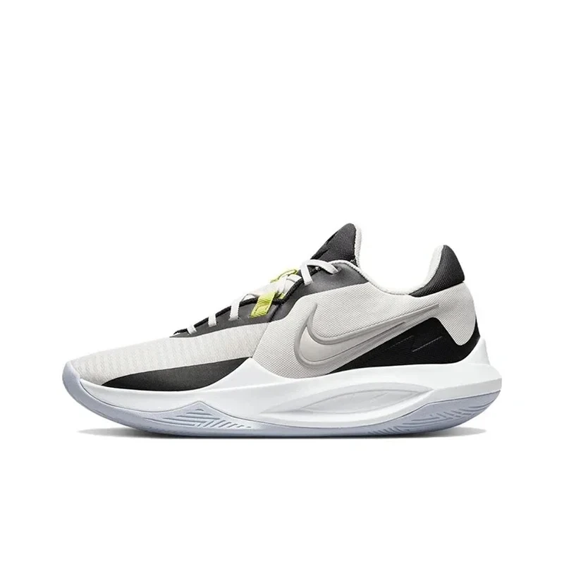 

Original Nike Precision 6 Man's Basketball Shoes Low Top Wear Resistant Non-slip Black White Sneakers DD9535-004