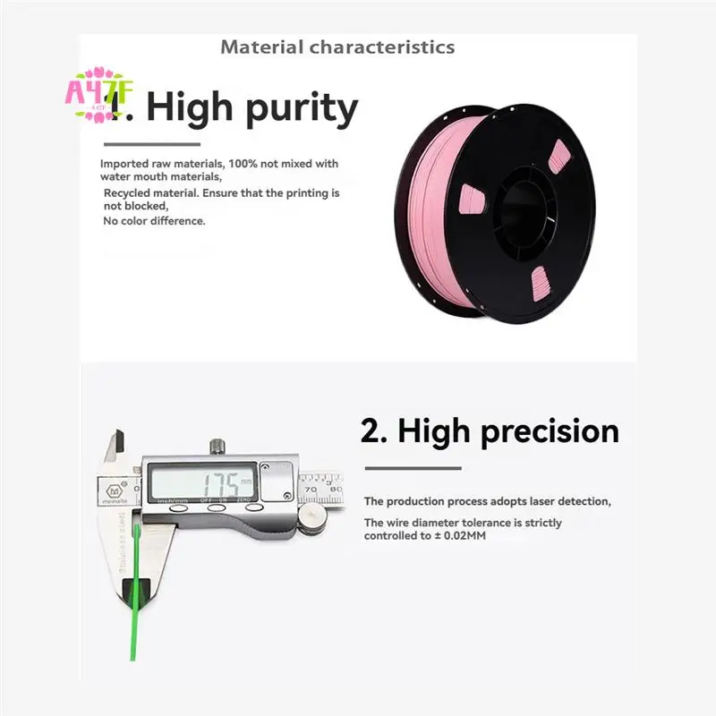 

A47F-PLA 3D Printer Filament 1.75Mm1kg Spool 3D Printing Material For 3D Printers And 3D Pens With Vacuum Packing