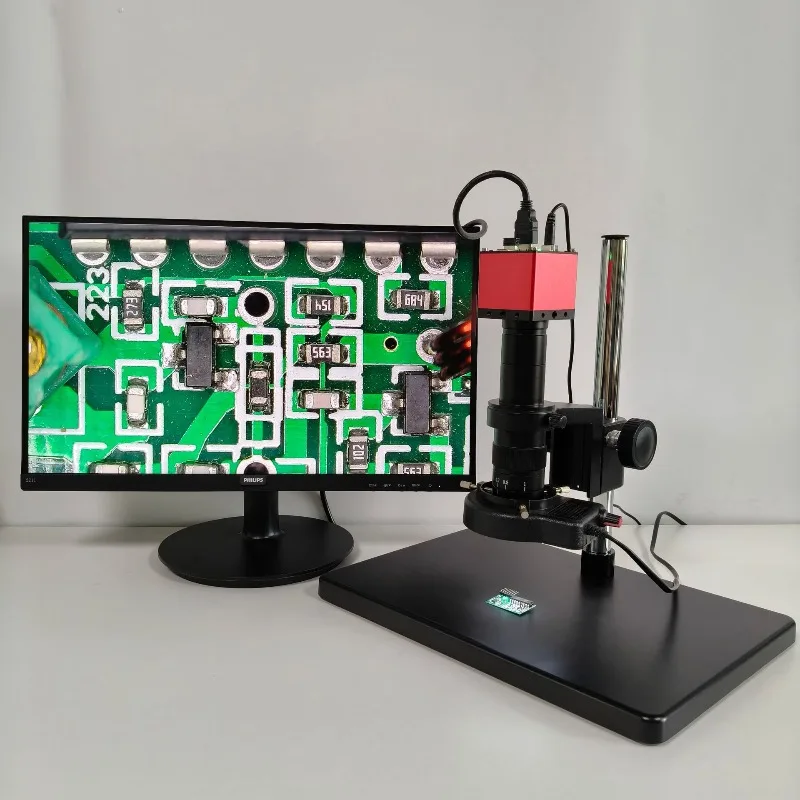 4K high definition measurement video microscope HDMI output measurement camera storage professional measurement video magnifying