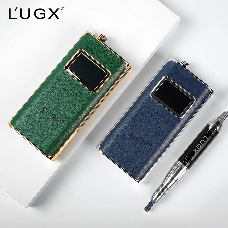 2026 LUGX Professional 35000rpm Manicure Acrylic Gel Nail Drill Cordless Rechargeable Portable Nail Drill Machine