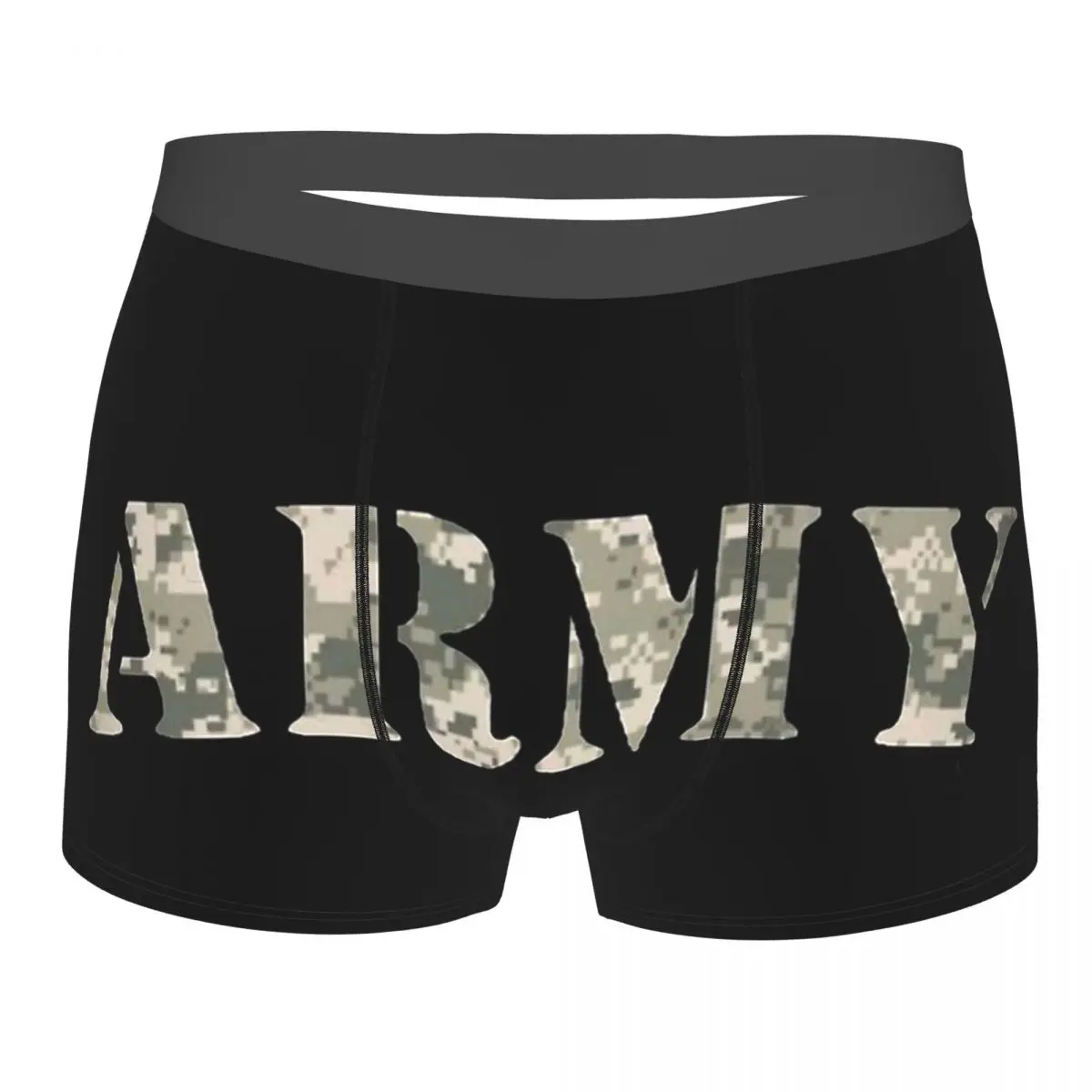 Camouflage Army Men's Panties United States Men Boxer Underwear Cotton for Male Large Size Lot Soft