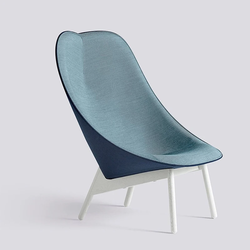 Fberglass Petal Fan Chair, Hotel em forma de coração, Cadeira luxuosa de pão, Design mestre, Lazer