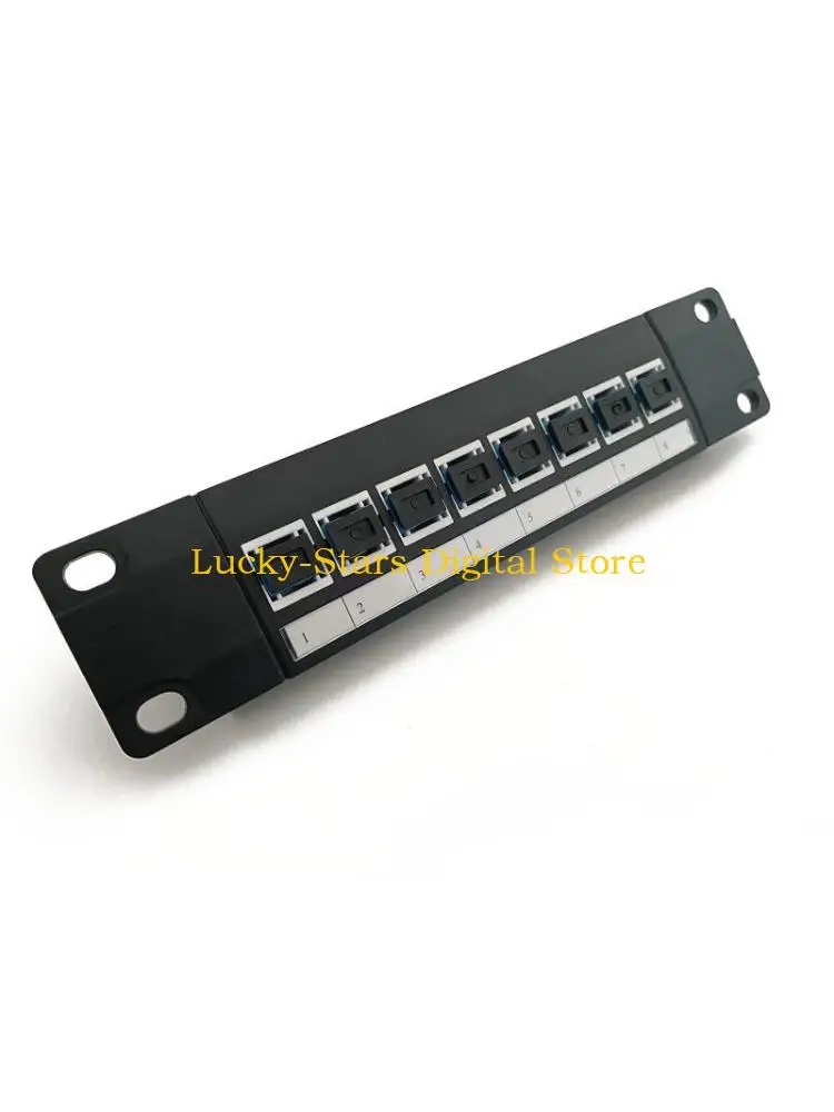 

T3EE 8-Port Unshielded Patch Panel Rackmount 8 x Gigabit RJ-45 Ethernet Ports