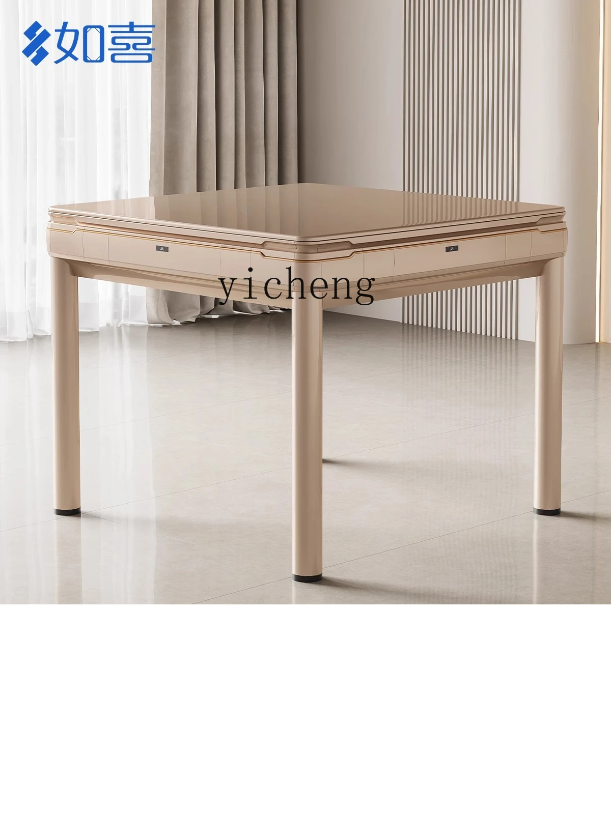 X5-16 bass intelligent automatic home dining table dual-purpose  coaster mahjong table electric chess and card machine hemp