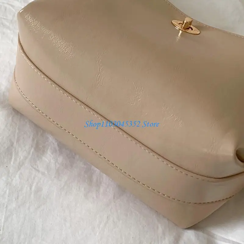 Torba na ramię dla kobiet w stylu retro pu skórzane torebki prosta torebka torebka z zamkiem zamkiem wieczorna torebka