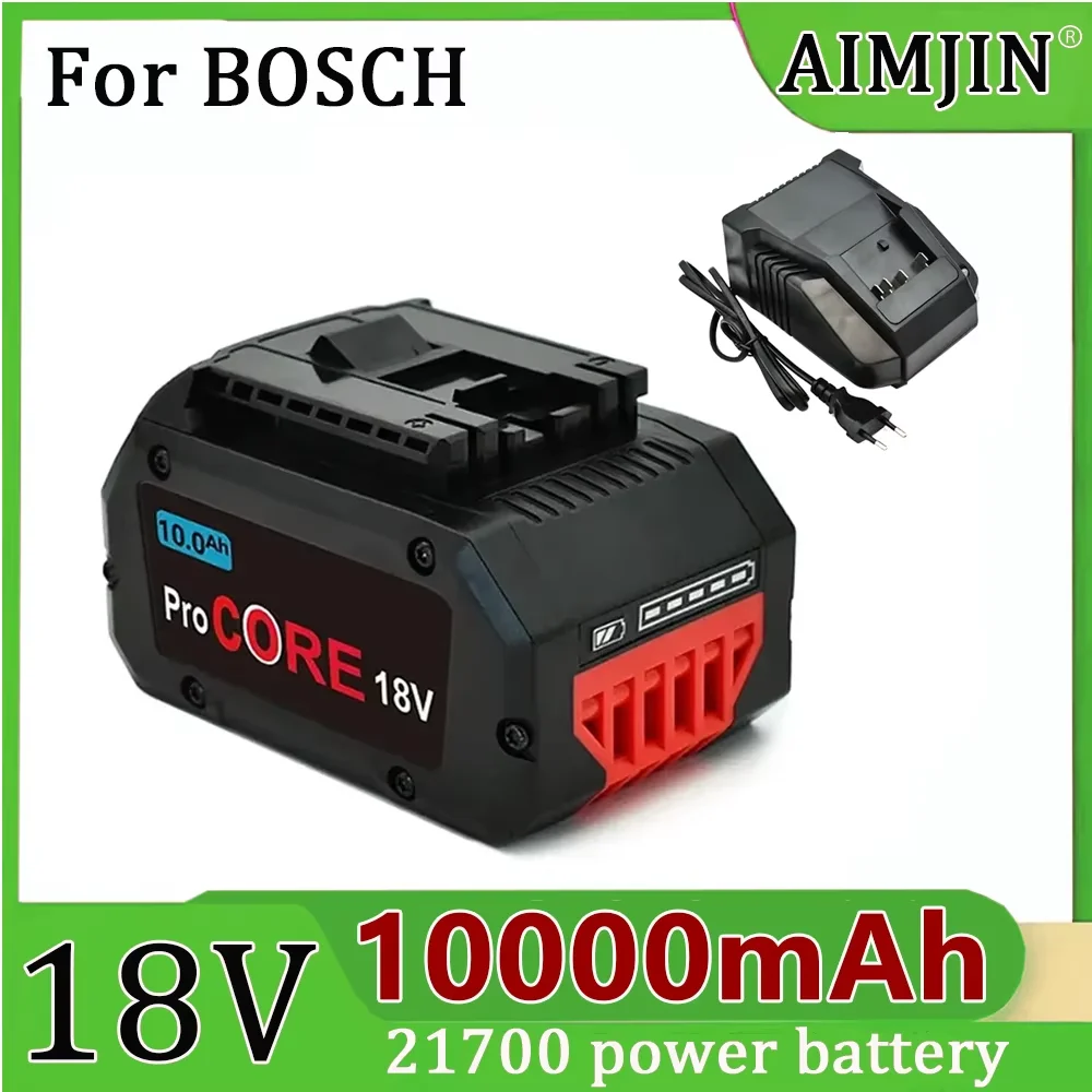New 18V 8.0/10/12 Ah For Bosch Professional System Cordless Tool BAT609 BAT618 GBA18V8 21700 Battery ProCORE Replacement Battery