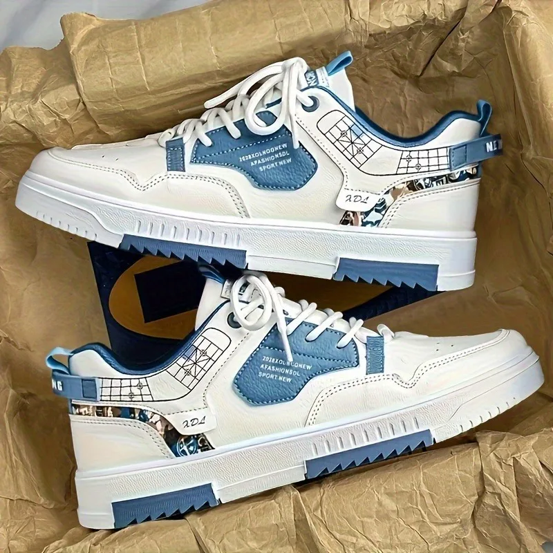 Atmungsaktive kleine weiße Schuhe für Herren, koreanische Version, Trend, vielseitig, lässig, verschleißfest, Sportbrettschuhe, Turnschuhe