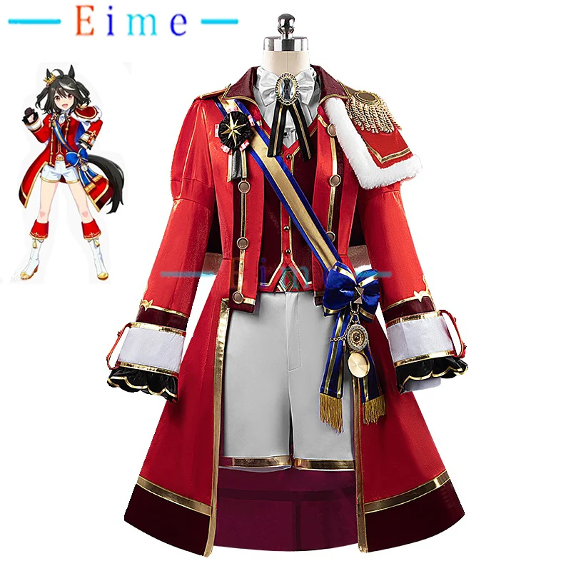 

Game Pretty Derby Kitasan Black Cosplay Costumes Women Combat Uniform Halloween Party Role Play Suit Anime Clothings Custom Made