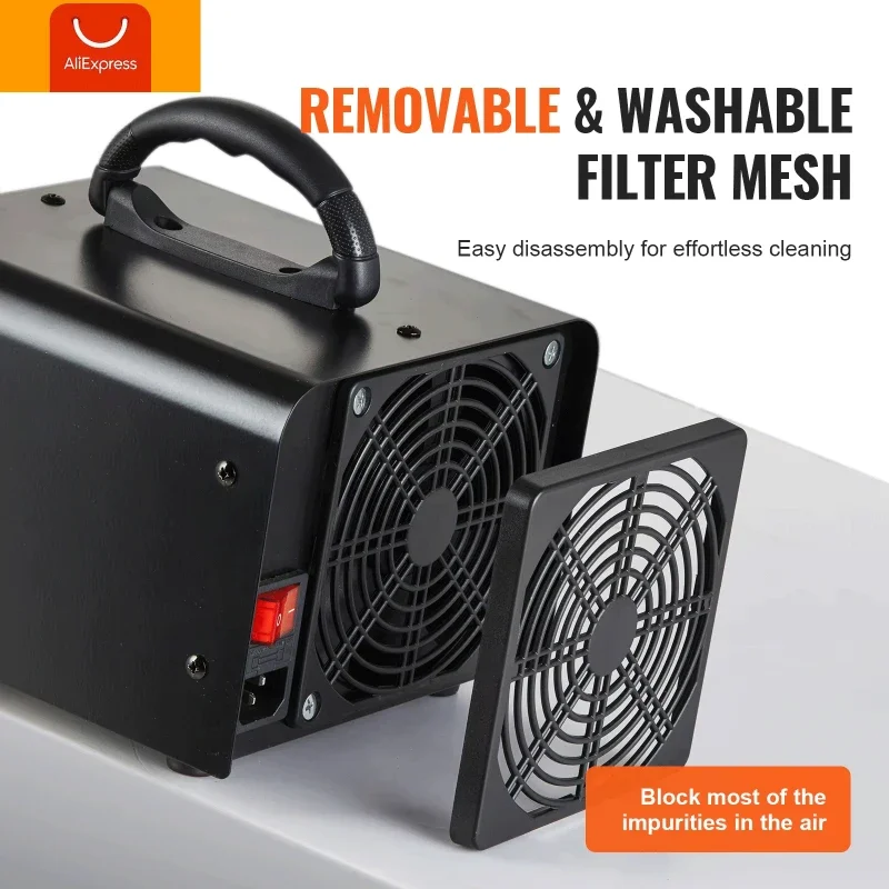 12g Ozone Machine Ozone Generator Air Purifier Remove FormaldehydeOdor Deodorize Home Kitchen Office Car Ozon Cleaner Ozonizador