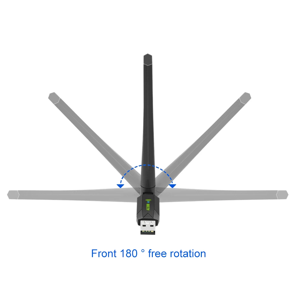 WIFI 6 USB WiFi アダプター WPA3 セキュリティ 2.4 グラム 286Mbps WIFI 信号受信機ドライバー無料 AX286M ワイヤレスアダプター Windows 7/10/11 用
