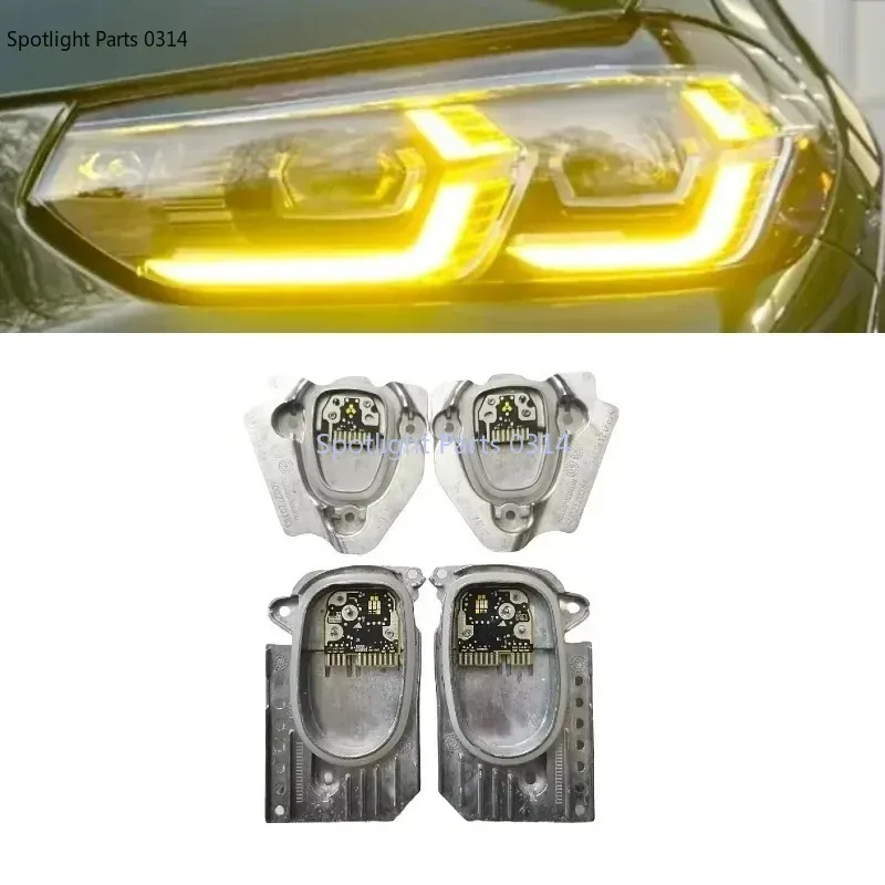 

NEW For 2022-2024 BMW X3 X3M X4 X4M LCI G01 G08 G02 F97 F98 Yellow LED Angel Eye Module DRL Adaptive Daytime Running Lights
