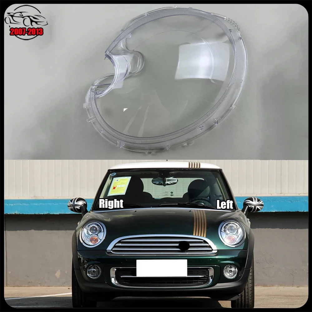 

For BMW MINI R55 R56 2007-2013 Headlamp Cover Transparent Headlight Shell Plexiglass Auto Replacement Parts