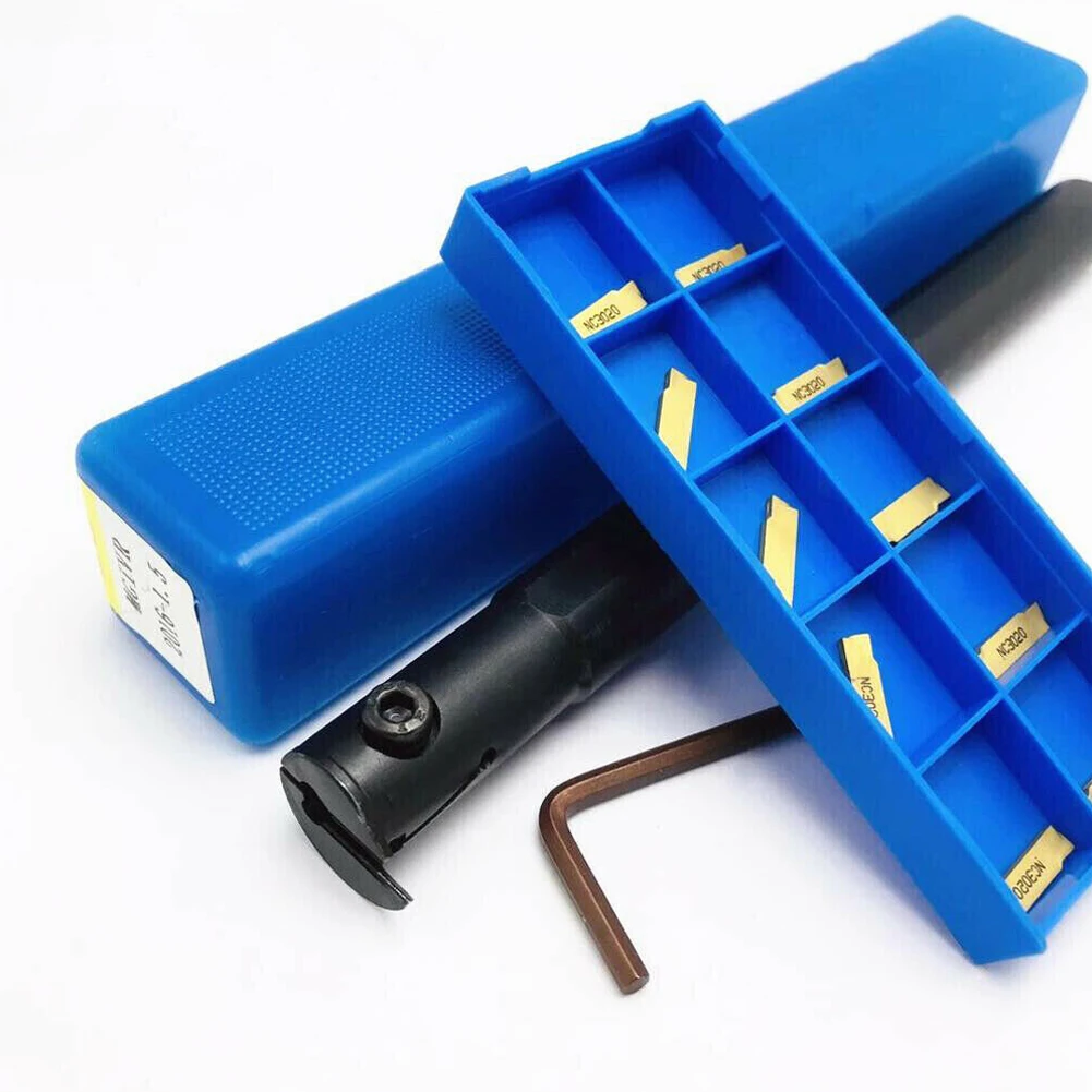 MGIVR 2016-1.5 Internal Grooving Tool Holder With 10pcs MGMN150 Carbide Inserts For CNC Lathe Turning Machining Alloy Steel