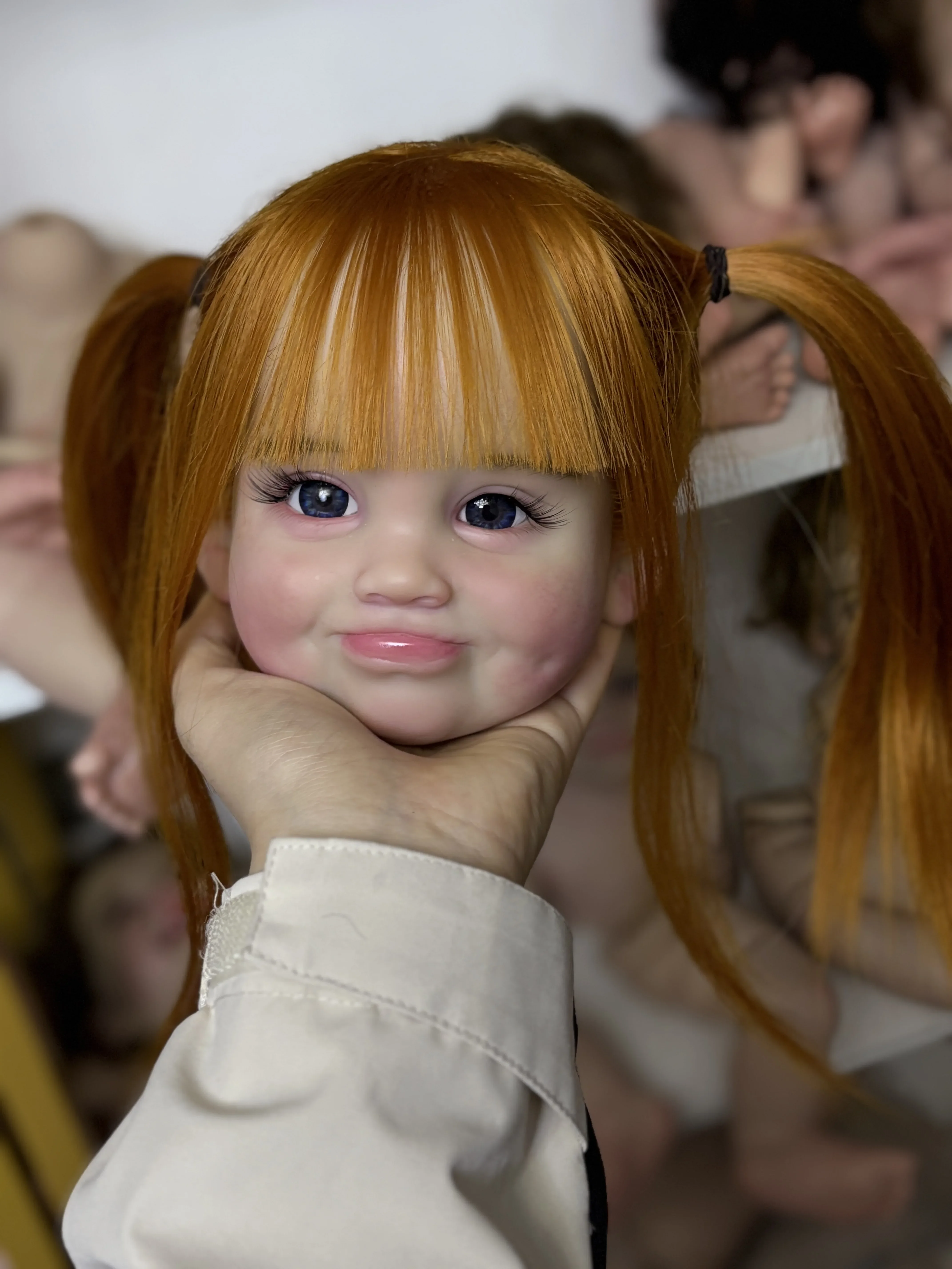 DLS カスタマイズされた限定供給 28 インチリボーンベビーミリセント手根毛塗装キット DIY パーツ布ボディコネクタ付き