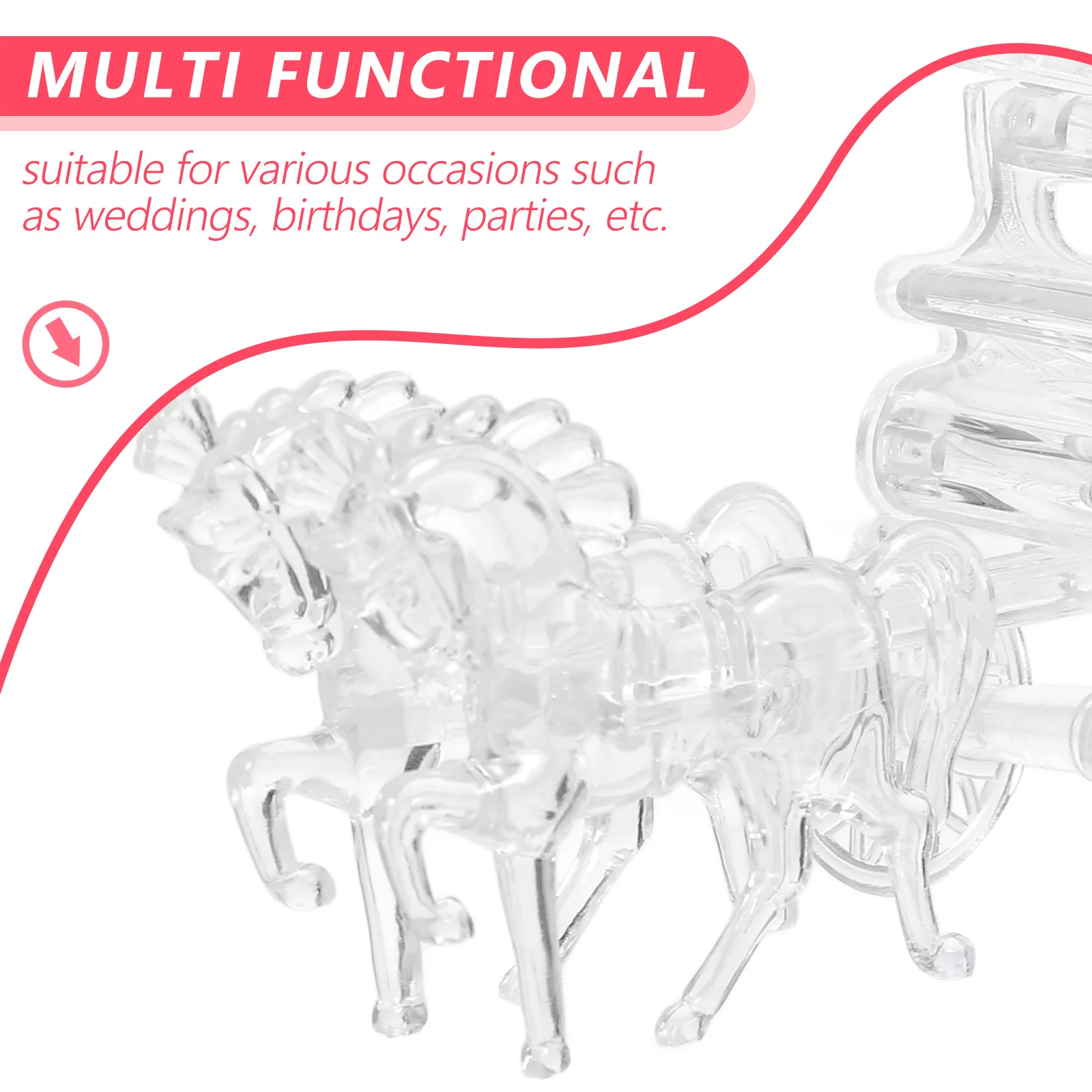 

Carriage Candy Box Wedding Party Favor Storage Container Sweets Jewelry Snacks Gift Boxes Bulk Packaging Reusable