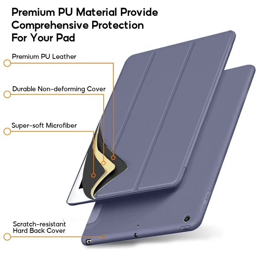 For New Samsung Galaxy Tab S11 S10 S6 Lite 10.4 Tab A11 A9 + A8 A7 S8 S9 11 FE 12.4 Case PU Smart Official Liquid Silicone Cover