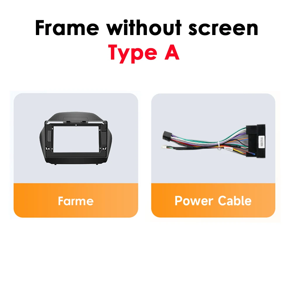 Hizpo 8-Core 2-DIN Android 14 autoradio voor Hyundai Tucson 2 IX35 2011 - 2017 met CarPlay, GPS, AI, 4G, BT5.4 door Qualcomm Snapdragon 6115