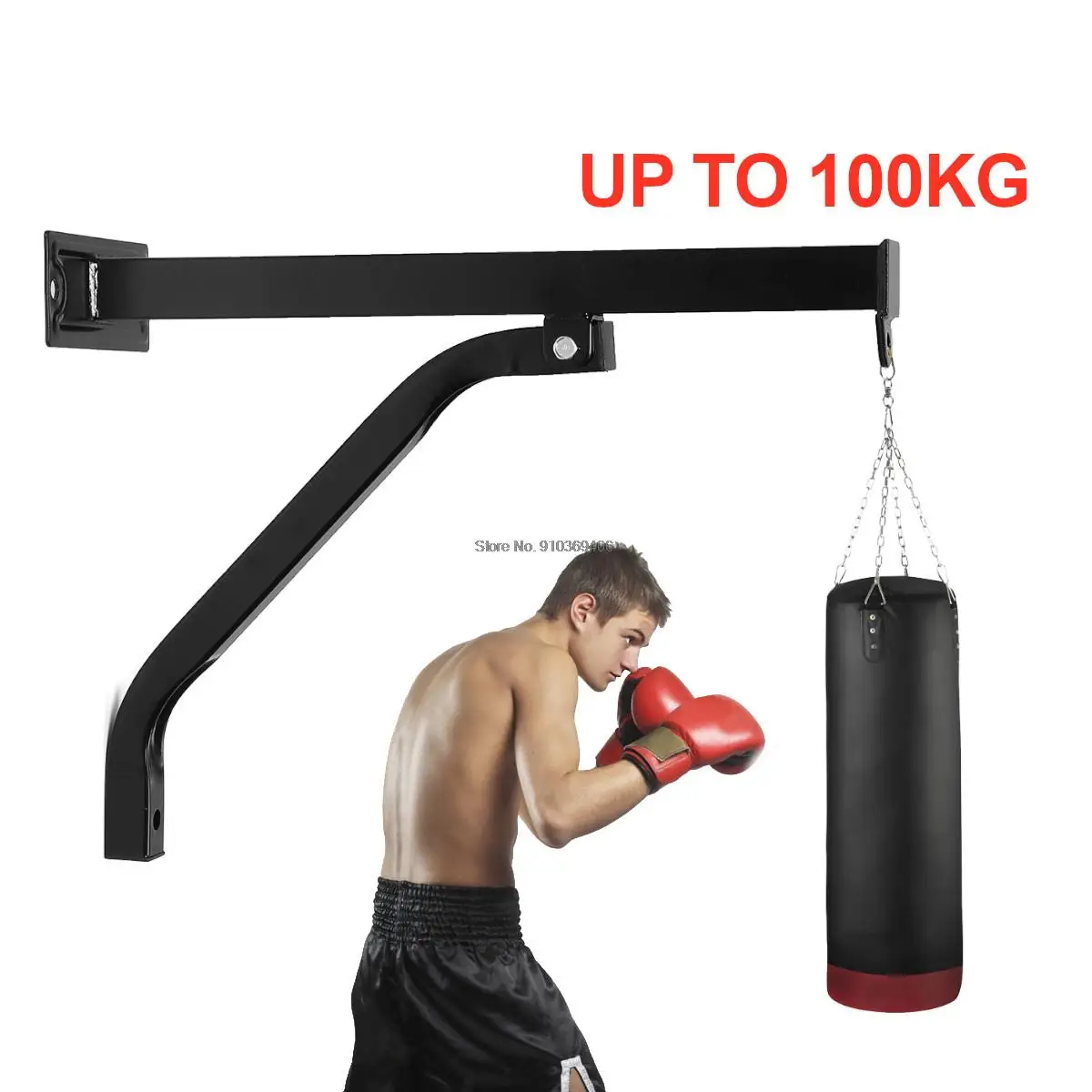 100KG Bearing Heavy Duty Punch Boxing Bag Metal Wall Mount Bracket Hanging Stand (Only Bracket) Stand Hanger  Frame Steel