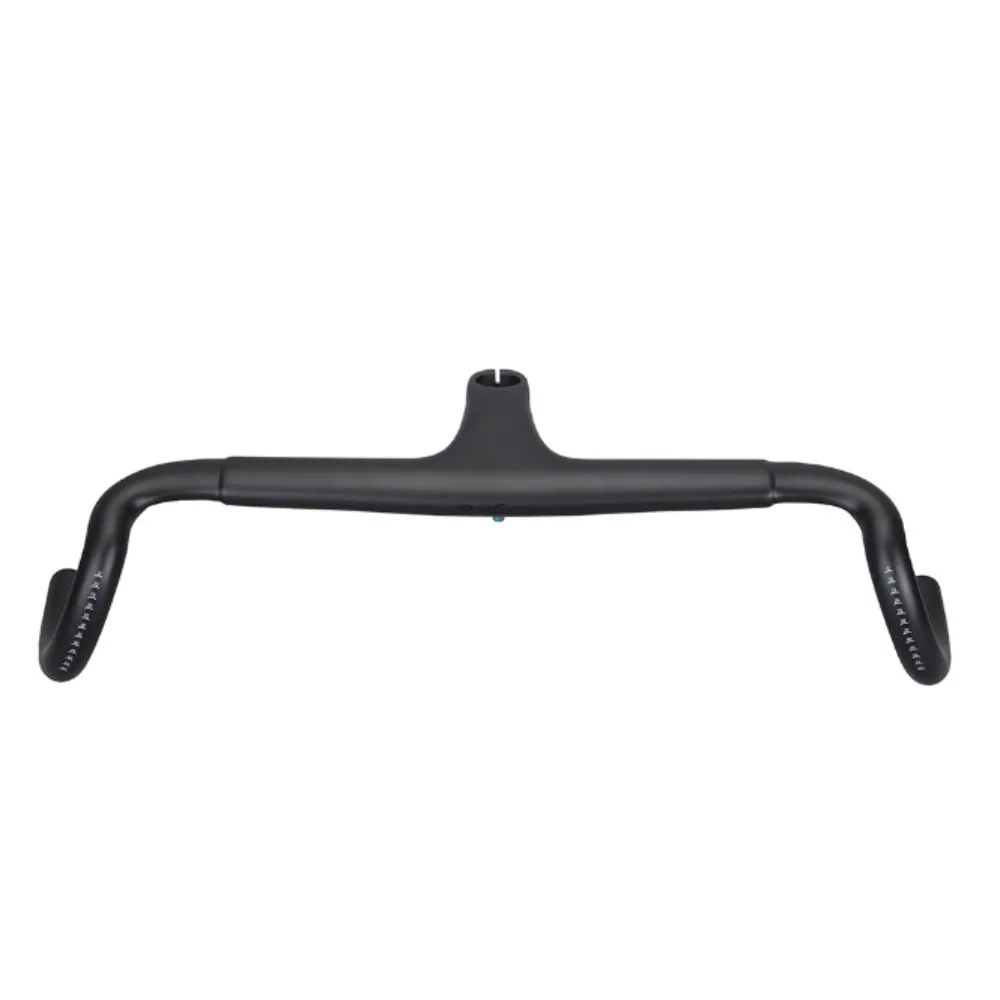 Vollcarbon-Fahrradlenker 25 ° Rennradlenker, integrierte vollständig innenverlegte Kabelführung, 400 mm, Fahrradzubehör – Detail 6