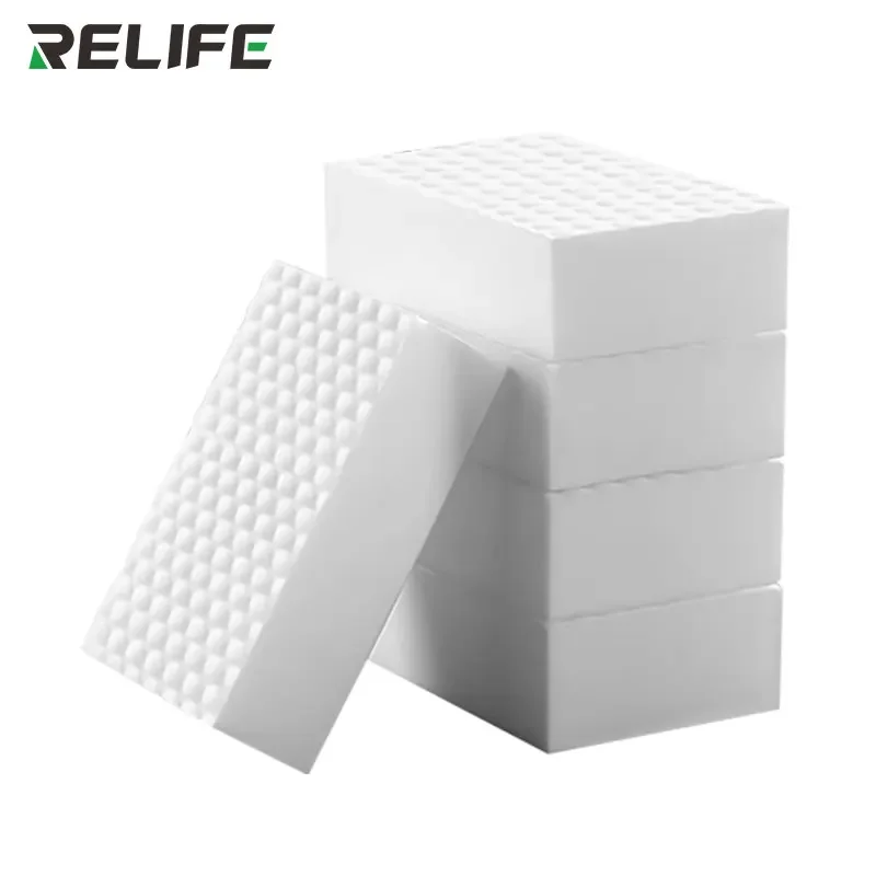 RELFEI RL-080 PRO 18PCS Set di spugne detergenti Nano ad alta densità potente spugna per la pulizia per tamponi e Chip di saldatura della scheda madre