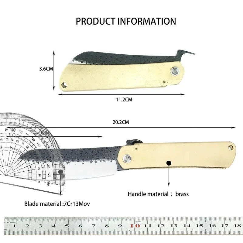 Nagao Higonokami Hoseki Friction Folding Knife 3.54\