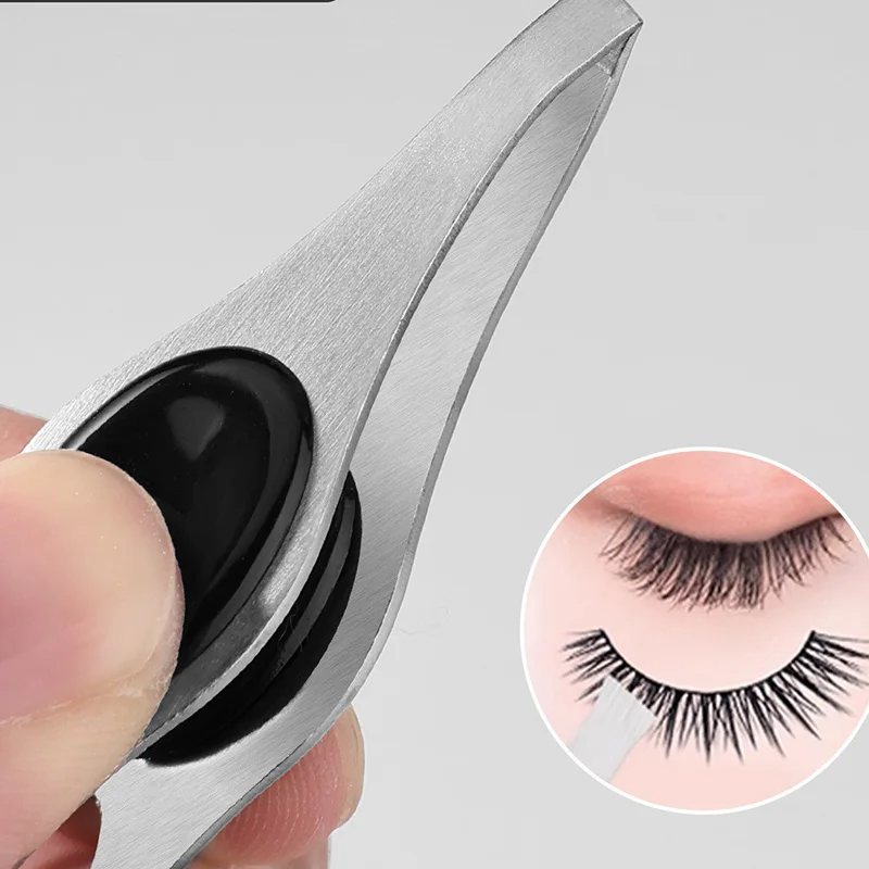 With LED Light Makeup Tool 1pcs Hot Sales Portable Stainless Steel Button Cell Smart Design Eyebrow Hair Remove Tweezer