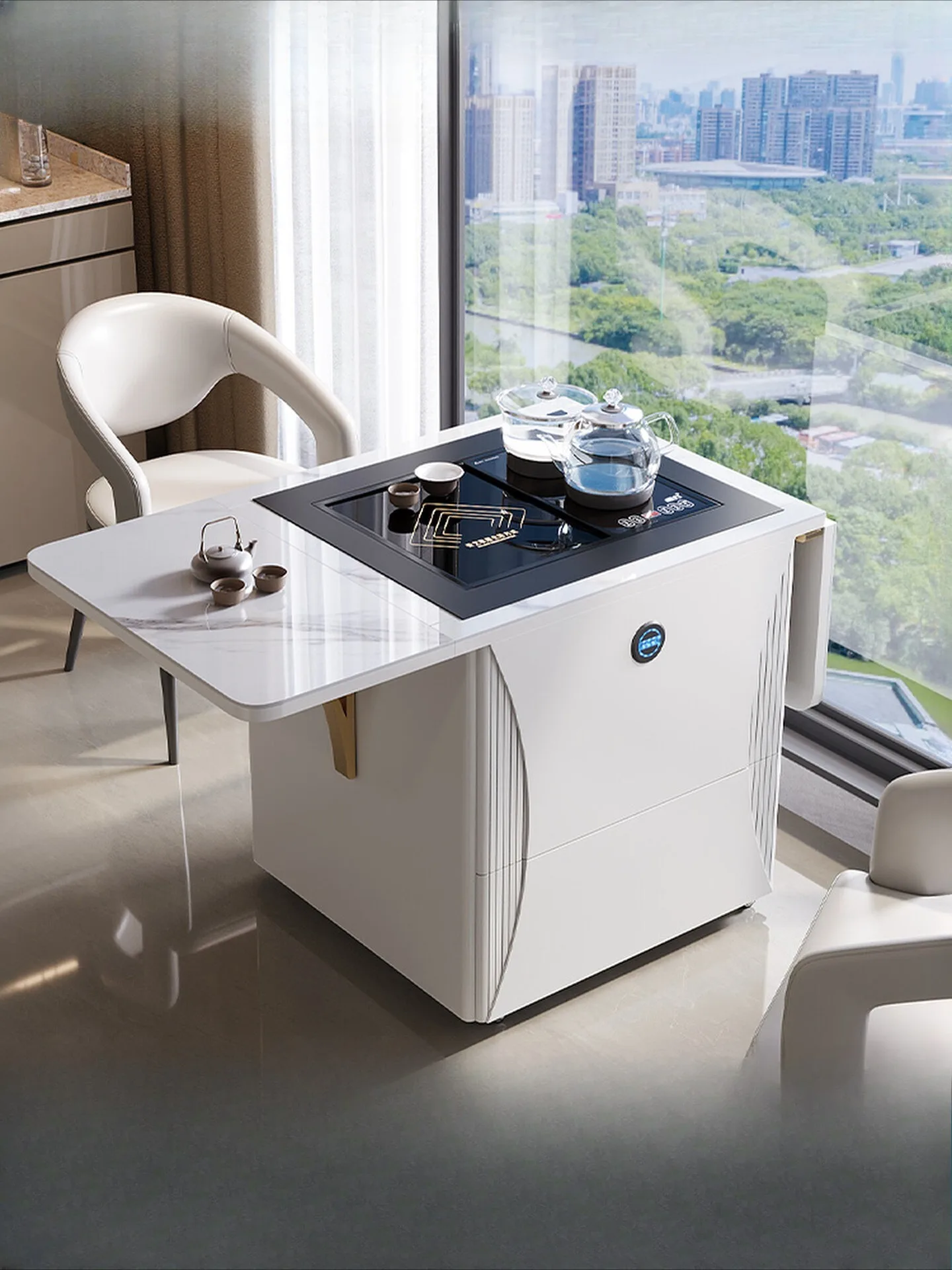 

Журнальный столик-трансформер (подъемный/складной) для гостиной, мебель для гостиной, кофейный столик, Mesa Cou