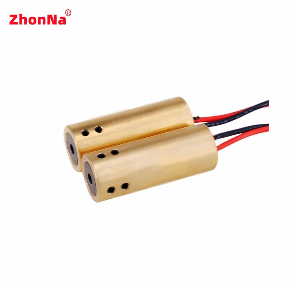 1PC660nm100 Red Laser Module, Single Point Optics, High Coaxiality Locator Aiming Glass Lens, 3-5V Input Voltage