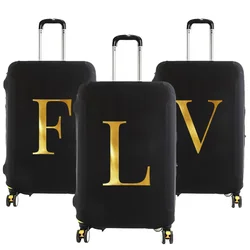 Custodia per bagagli valigia custodia protettiva lettera nome modello accessori da viaggio custodia antipolvere per bagagli elastica applicare su valigia 18-28