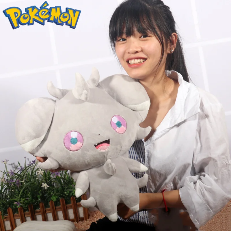 40cm Anime Pokemon Espurr Plush Doll Kawaii Soft Pillow Student Girls Sofa Cute Toys Cartoon Cushion Room Decorate Kid Xmas Gift