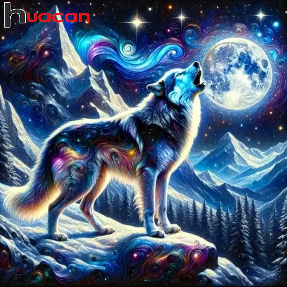 Huacan 2025, neue Kollektion, Diamant-Gemälde, Delphin, Himmel, Diamant-Stickerei, Meer, Sonnenuntergang, Mosaik, Kunst, Dekoration, Gemälde