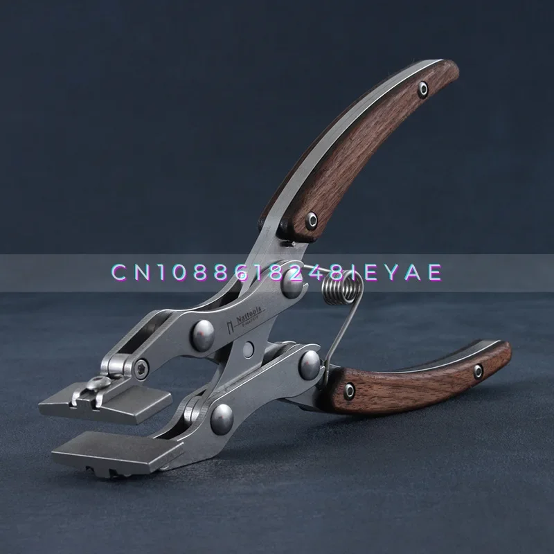 

Cost-effective Flat-nose Pliers, Parallel Pliers, Handmade DIY Leather Pliers (38mm Jaws)