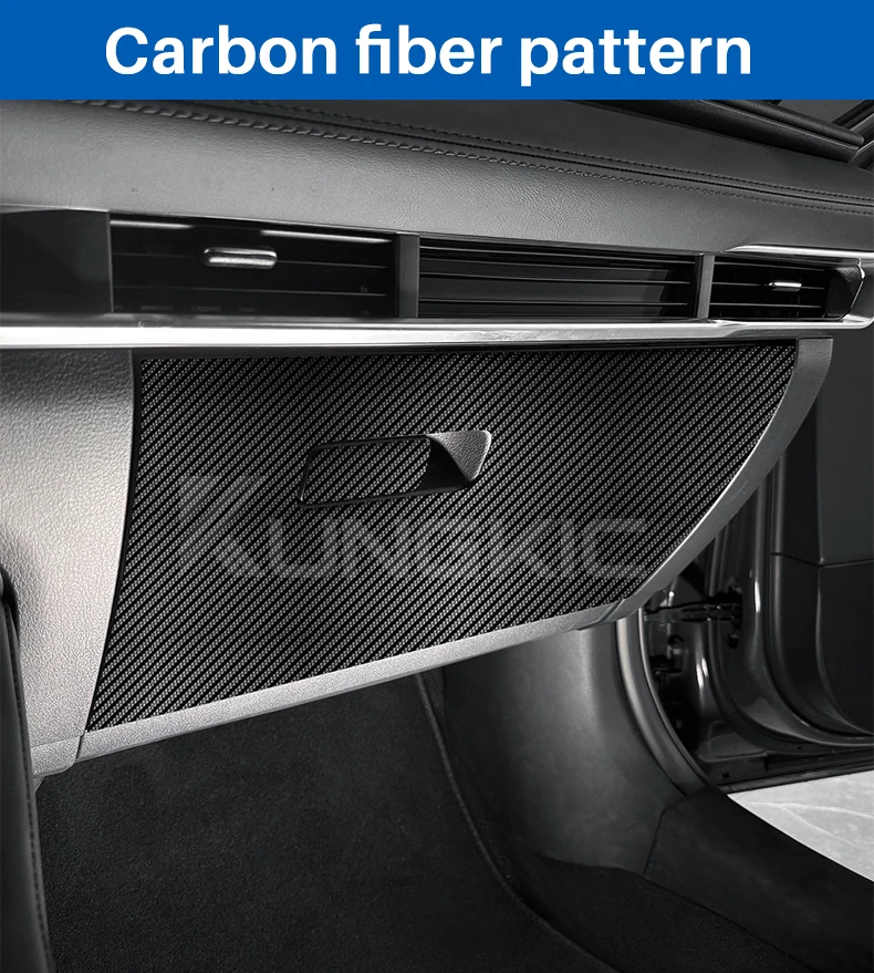 Für Mazda 3 Axela 2019 2020 2021 2022 2023 2024 2025 LHD RHD Auto Beifahrerbox Anti-Kick Wildleder Carbonfaser-Stil Schutzaufkleber – Detail 12