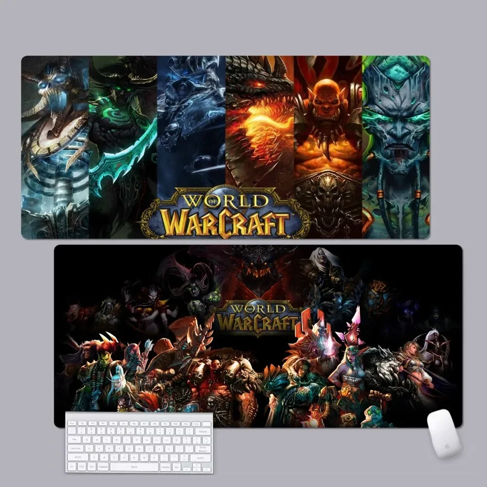 World Of Warcraft Mousepad Large XXL Desktop Desk Mat Kawaii Gaming Accessories Students Writing Pad Desktop Mat