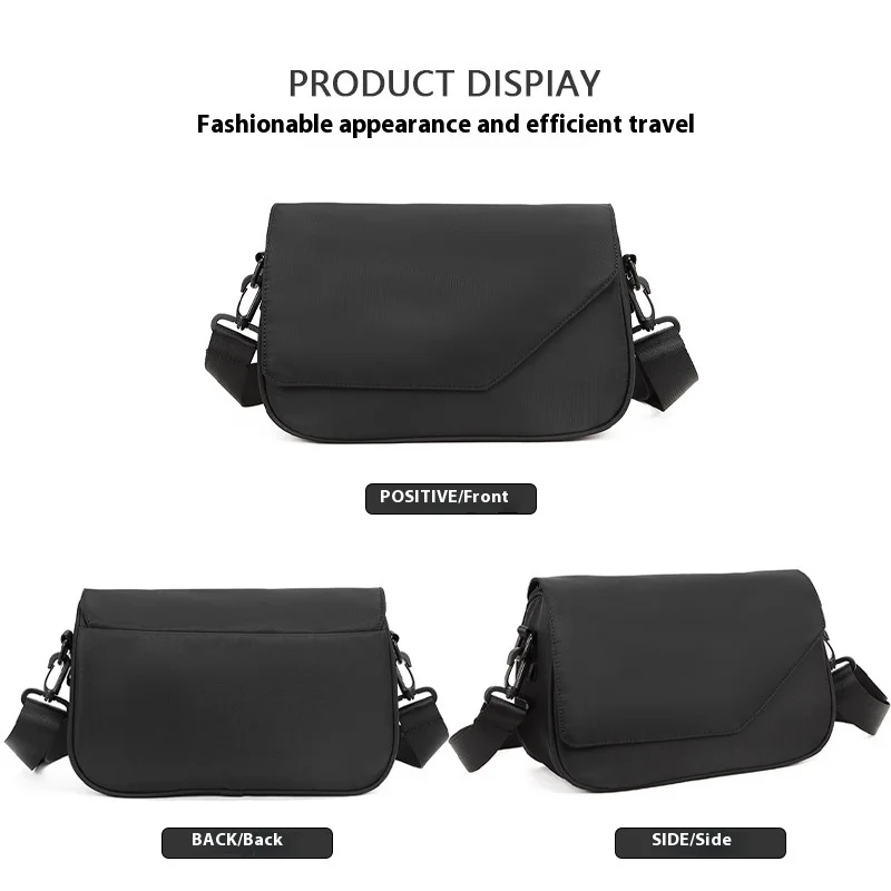 New Minimalist Sling Bag for Men, Spacious Crossbody Chest Pack, Versatile Casual Outdoor Shoulder Bag