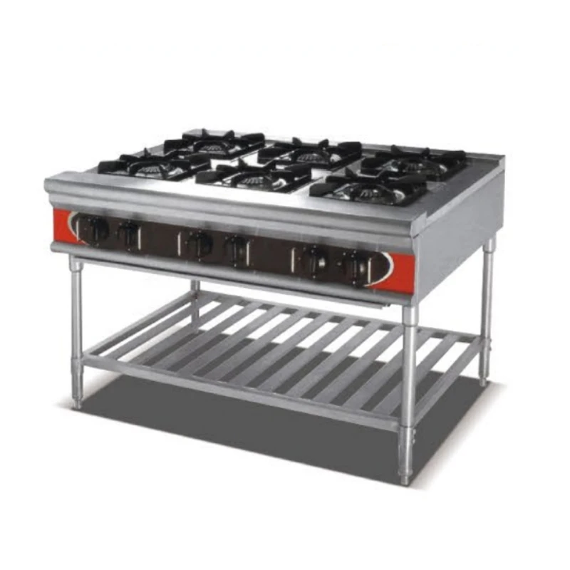 High quality Free Standing Commercial 6-burner Gas Cooker ,gas stove for sale