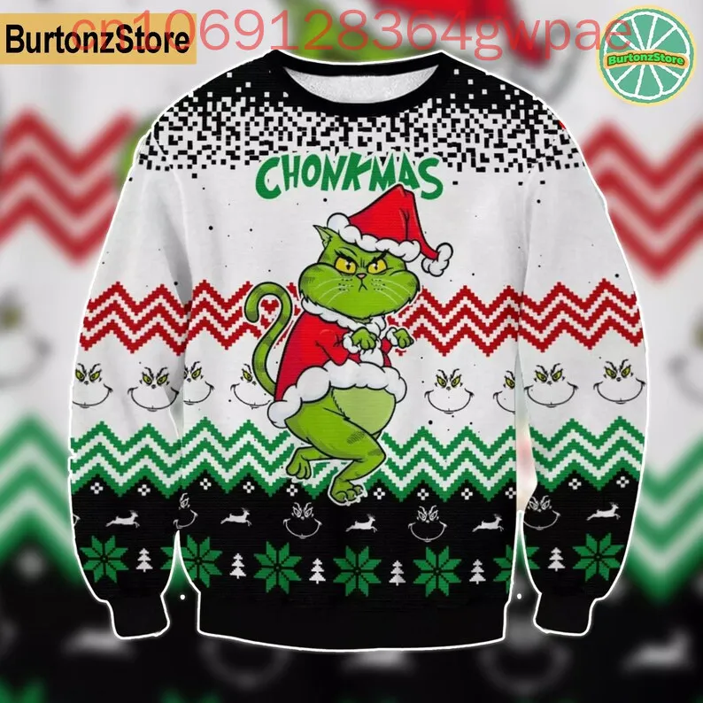 Disney the Funny Character Ew People Ugly Christmas Sweater Funny Green Hand Christmas Sweatshirt Disney Christmas Ugly Sweater