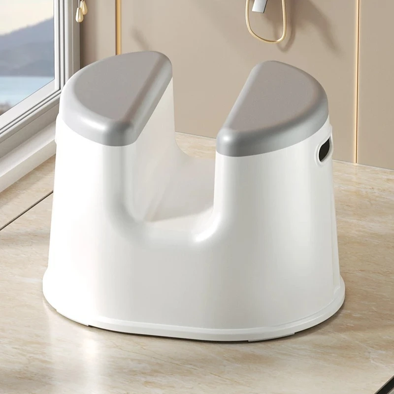 Squat Shower Stool Plastic Living Room Adults Small Stool Toilet Bathroom Silla Ducha Adulto Mid Century Modern Furniture