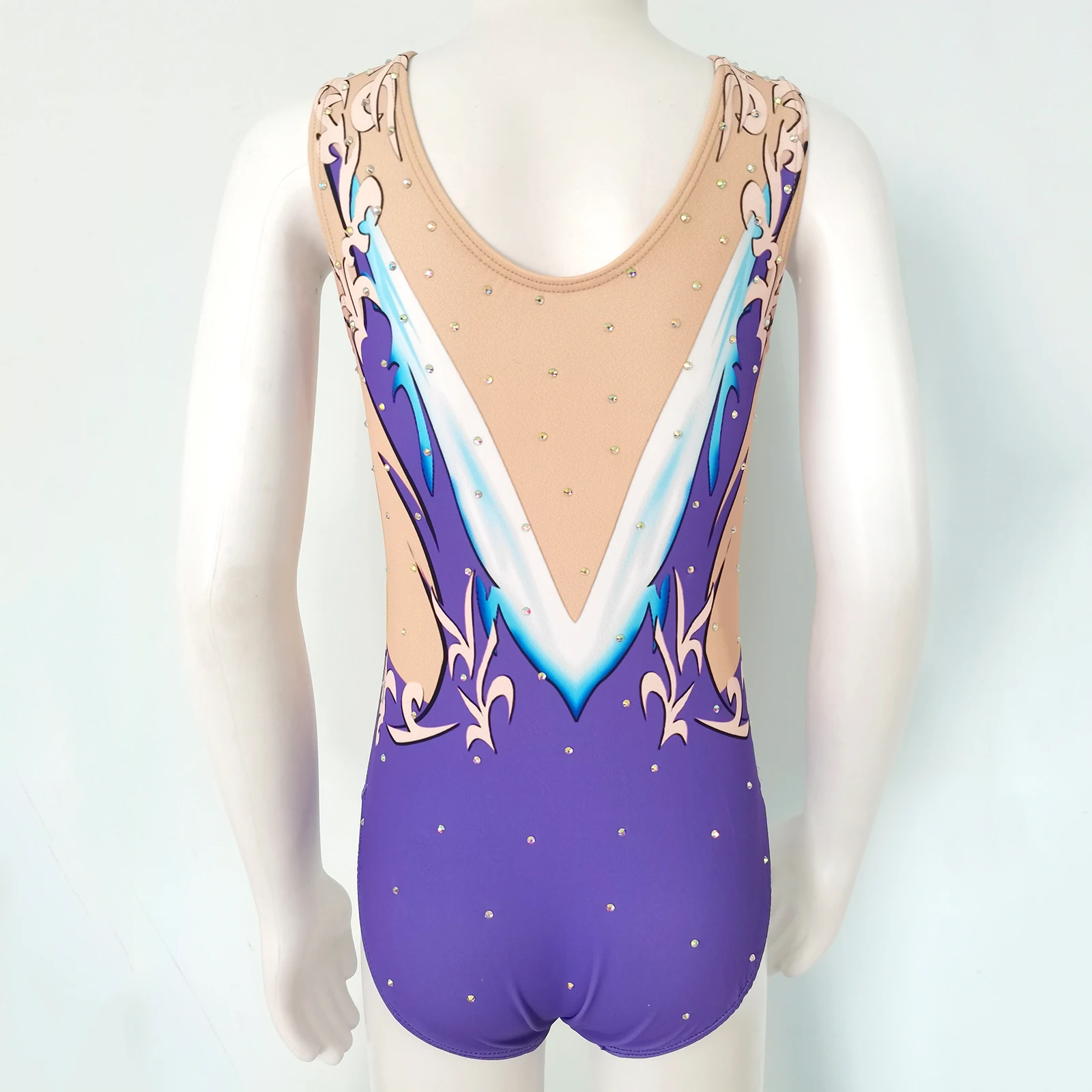 Women Rhythmic Gymnastics Leotards Girls Synchronized Swimming Suits Team Sports Kids Children Teens Competition Teamwear