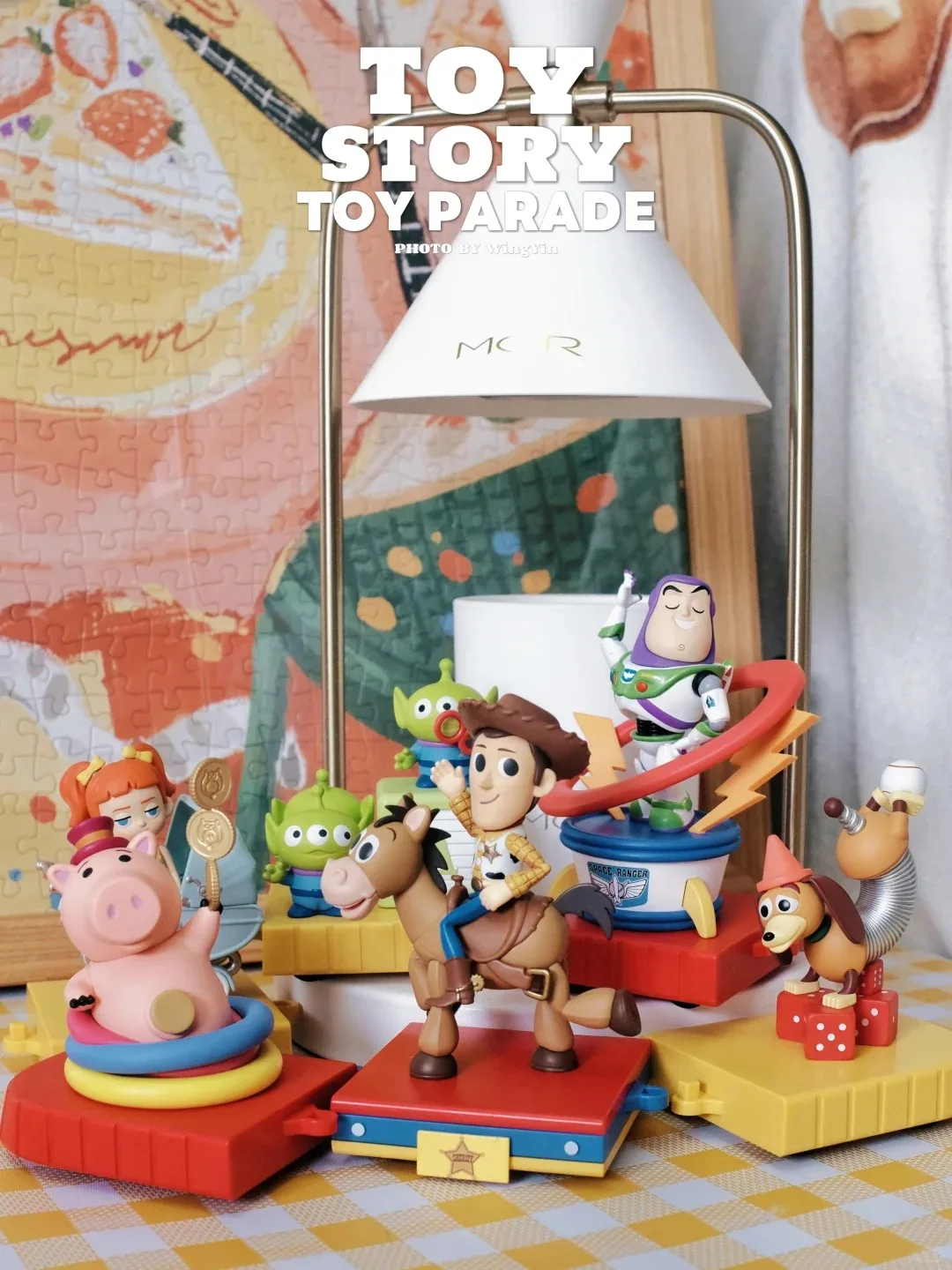 

Аутентичная игрушка Disney Toy Story Float Parade Series, слепая коробка, игрушка-баз Лайтер Вуди, кукла для девочек, коллекционный подарок, орнамент