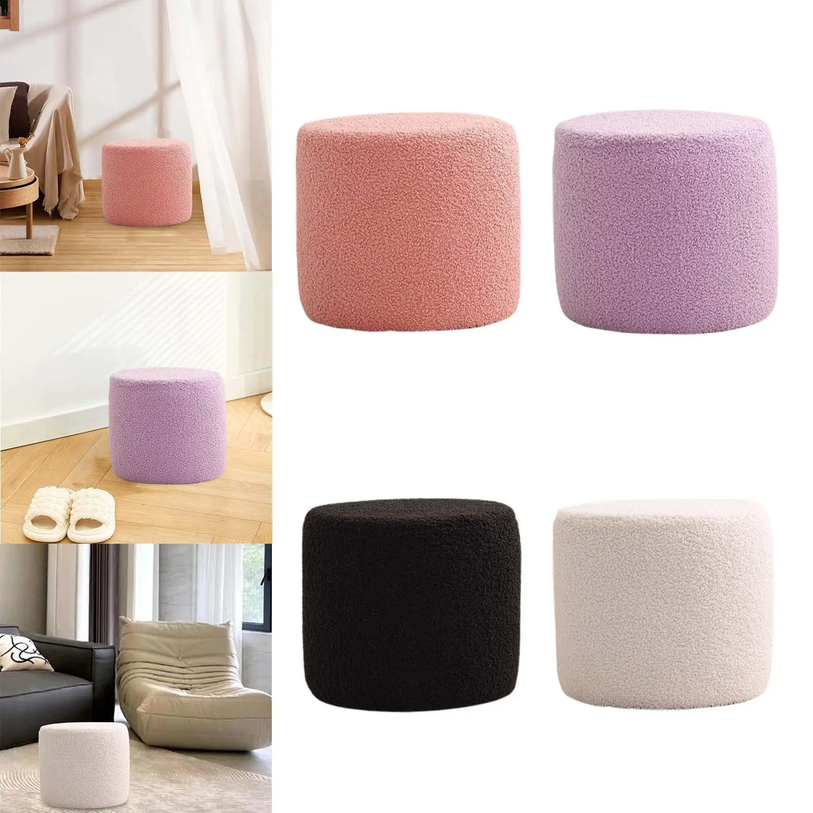 

Footstools Ottomans Seat Chair Stable Non Slip Stool Sofa Tea Stool Small