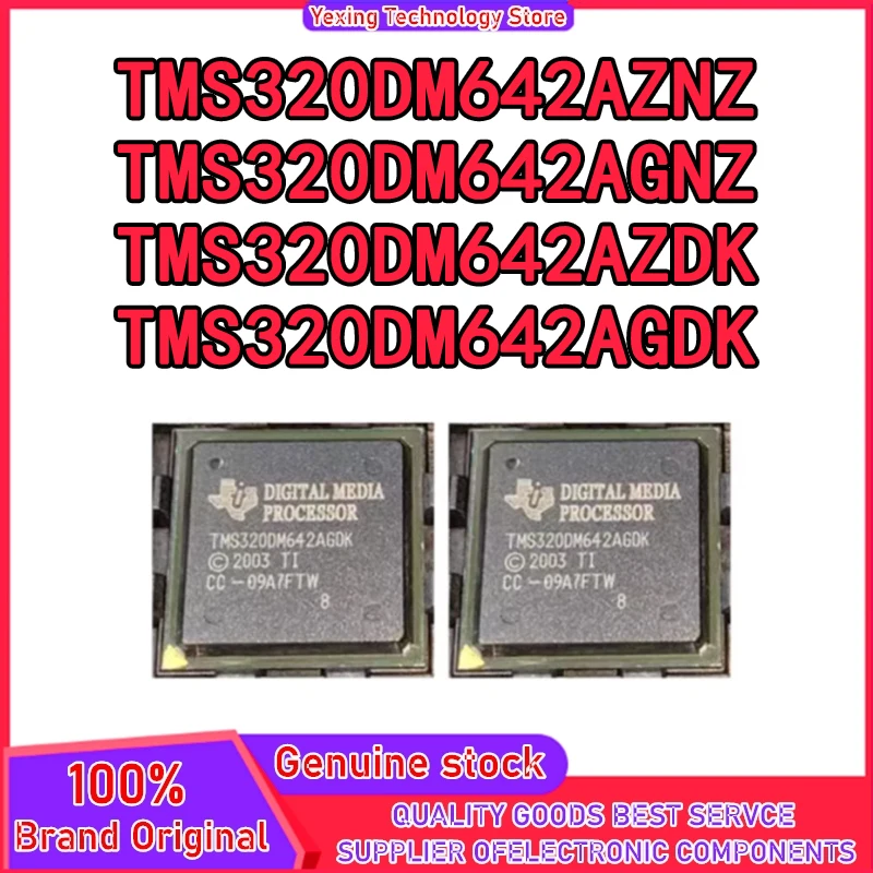 

TMS320DM642AZDK TMS320DM642AGDK TMS320DM642AZNZ TMS320DM642AGNZ Чипсет BGA IC Новый оригинальный на складе