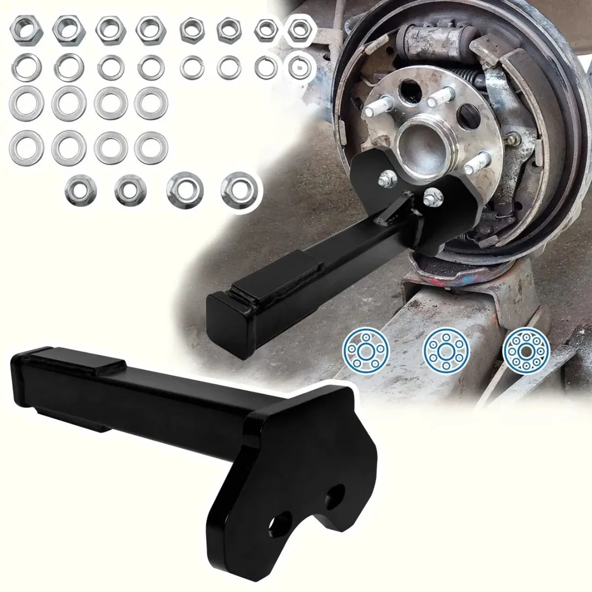 

8629 Wheel Bearing Hub Removal Tool, Replace for ATD Tools ATD8629, Compatible with All Axle Bolt Hubs (5, 6 and 8 Lug Hubs)
