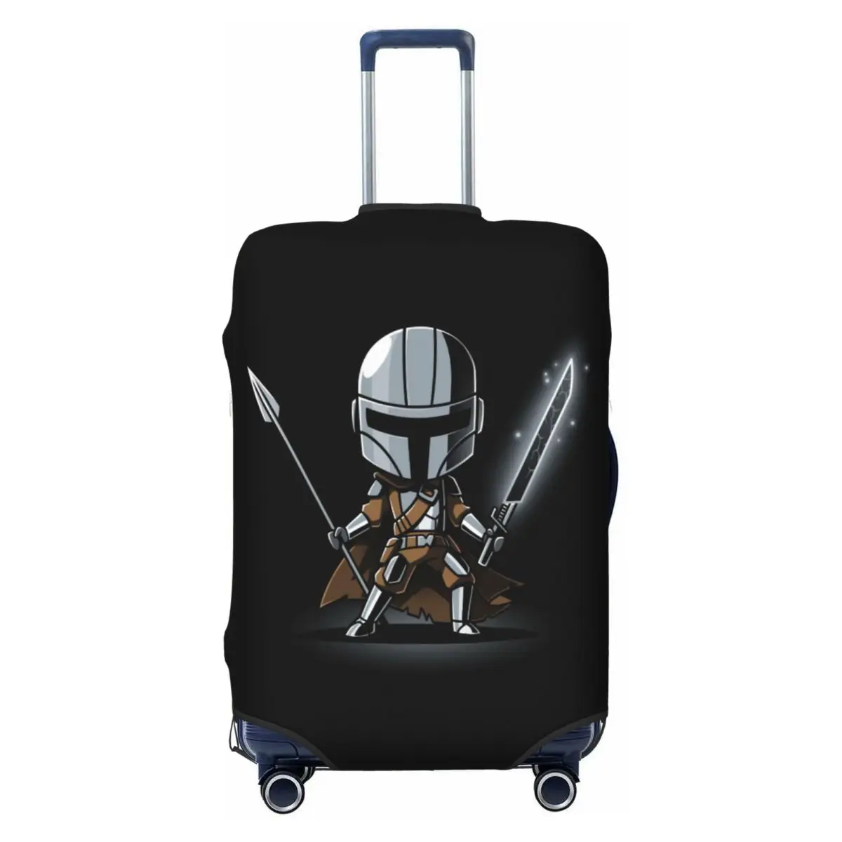 

Custom M-Mandalorianed Movie Luggage Cover Funny Suitcase Protector Covers Suit For 18-32 inch