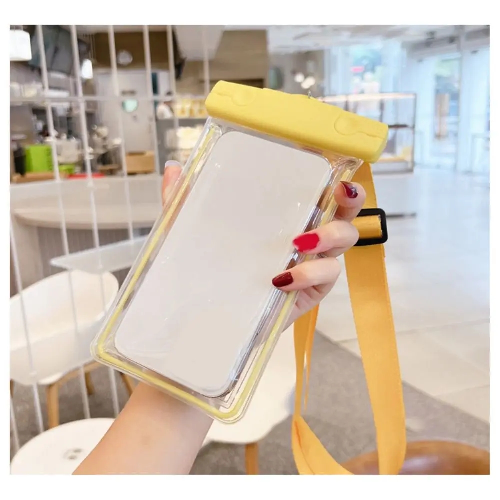 High Quality Full View Waterproof Case Touchable Screen Strong Sealing Swimming Pouch with Lanyard Phone Cover