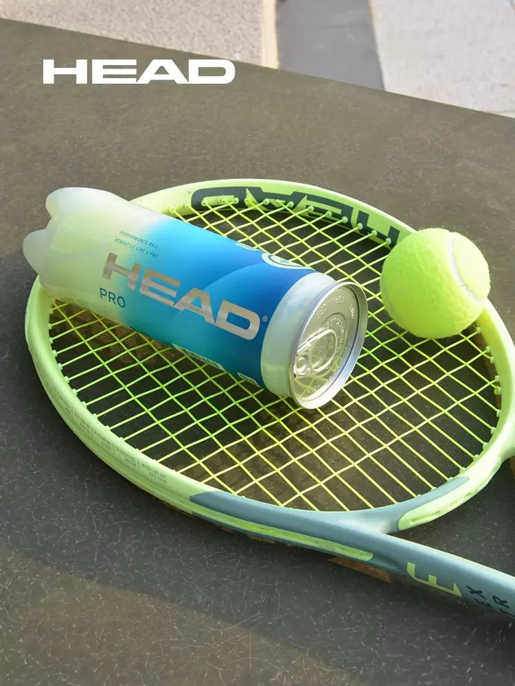 HEAD PRO Tennis Tournament Training Ball 3 Pieces Per Can Fast Speed Good Elasticity Durable Balls