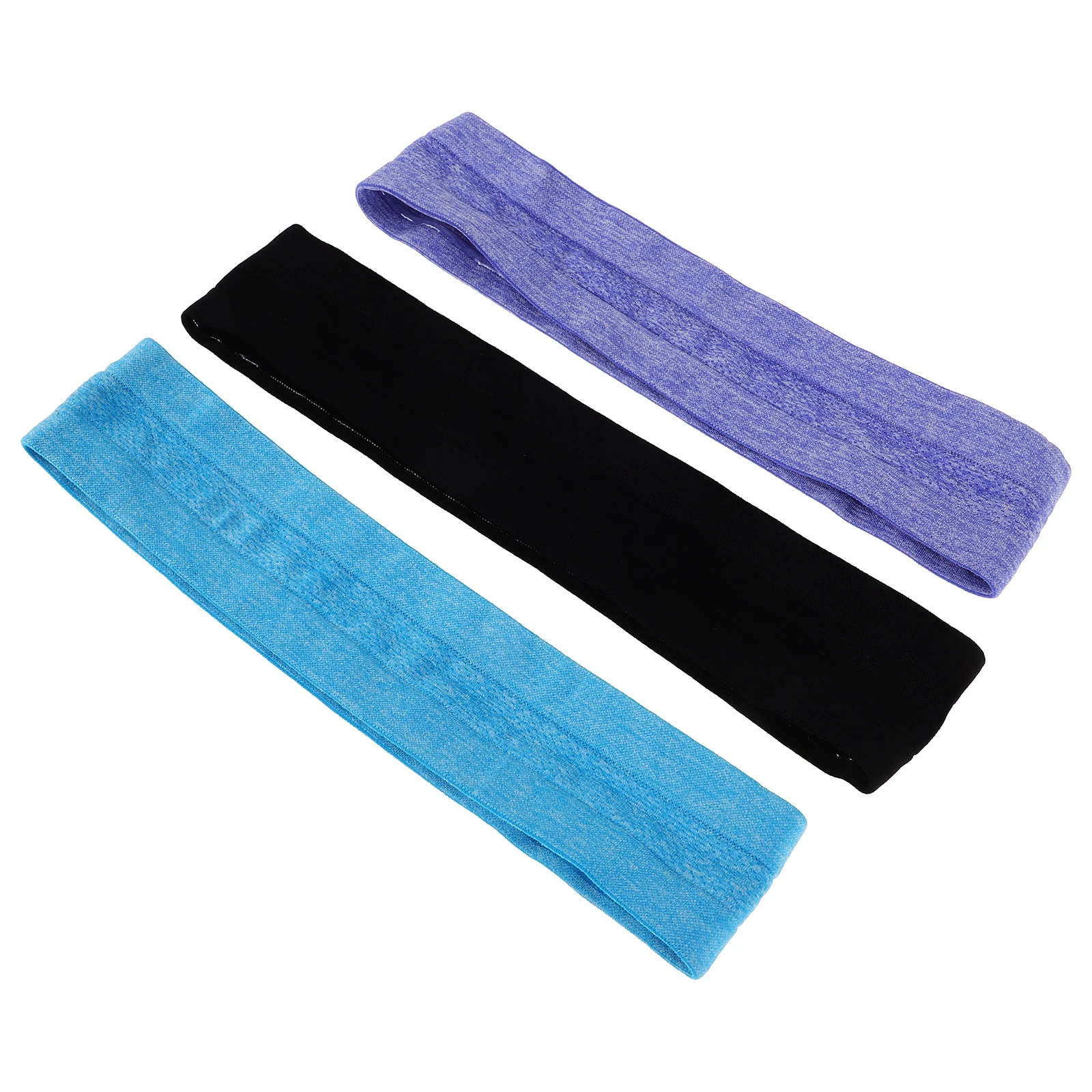 

3pcs Sport Sweatb s Elastic Yoga Headb s Exercise Hairb Non Slip Comfortable Fit High Elasticity Moisture Wicking for Women