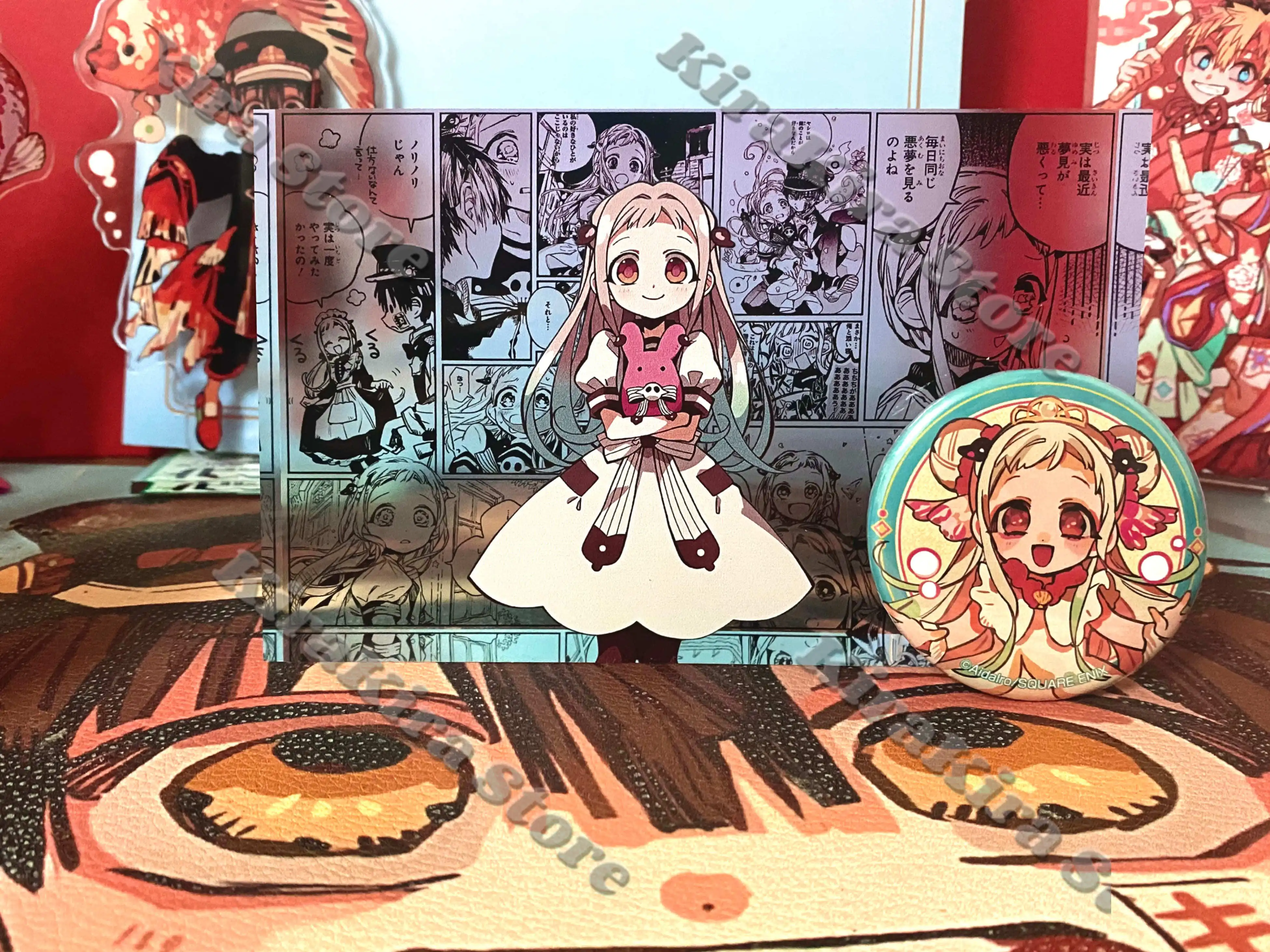 Юги Амане акриловый кирпич в унитазе Ханако-кун аниме прозрачная карта Мицуба стоячая тарелка Яширо Нене косплей украшения подарки