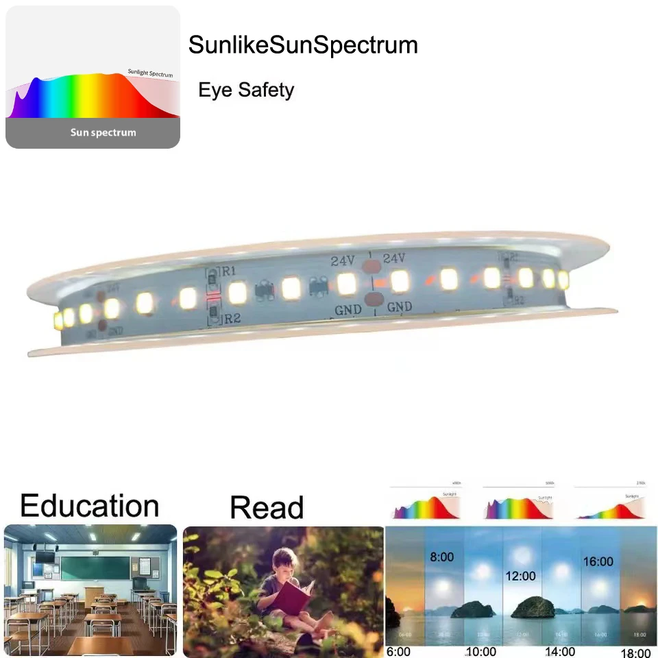 Sunlike CRI 98+ LED Strip Light Neutral White  24V Constant Current  3000K 4000K 5000K   1m 5m 10m 15m 30m