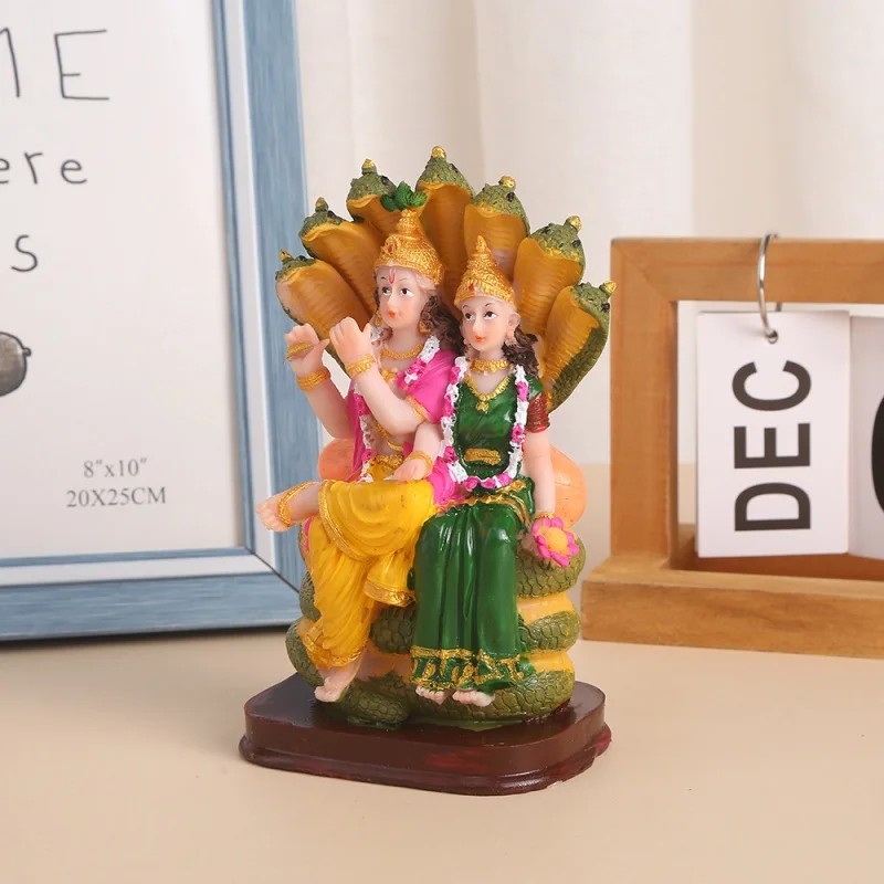 Creative New Indian Resin Statue Couple Crafts Ornaments Thailand Goddess Table Decorations Factory Approval